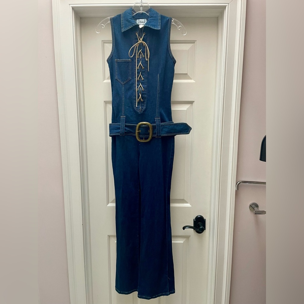 Cheslen denim jumpsuit